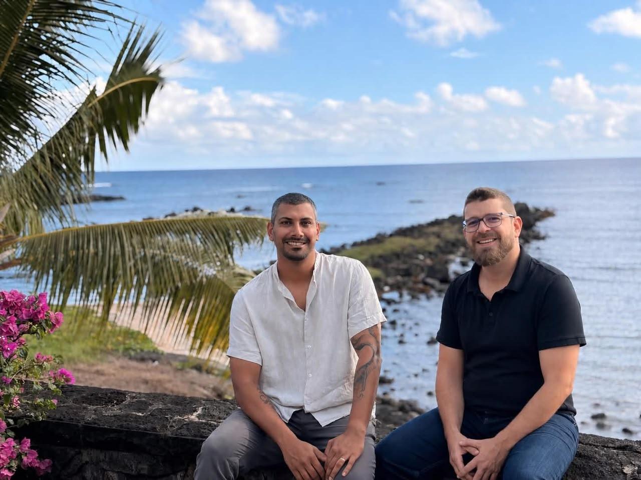 Ken and Loïc, directors of Smartstay Property Management in Mauritius